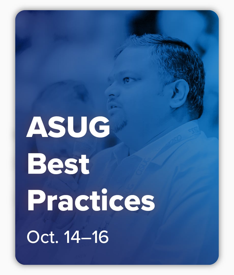ASUG Best Practices